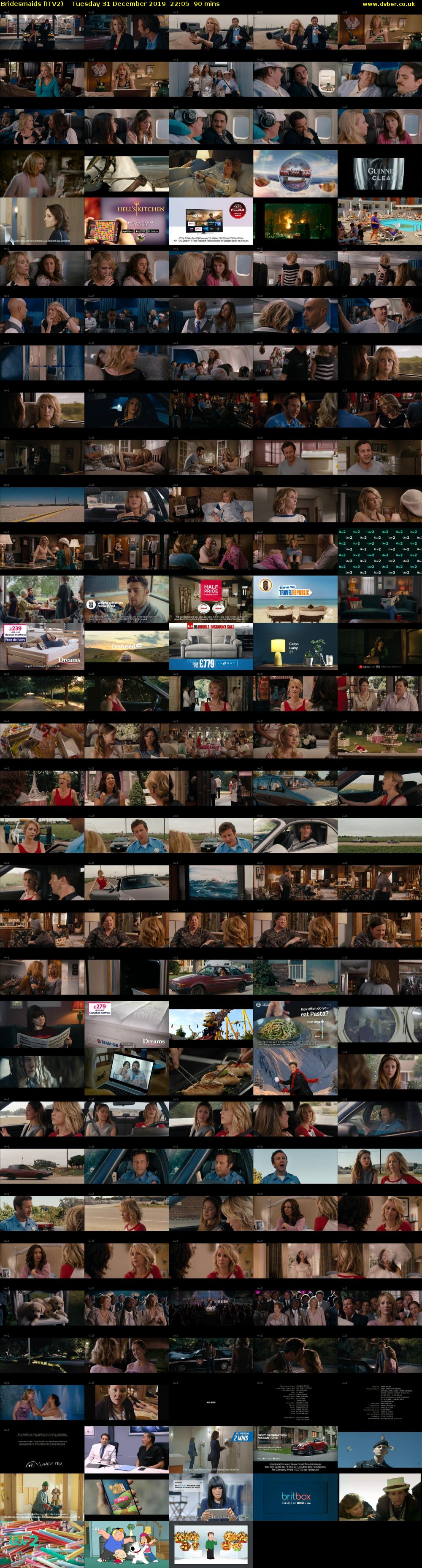 Bridesmaids (ITV2) Tuesday 31 December 2019 22:05 - 23:35