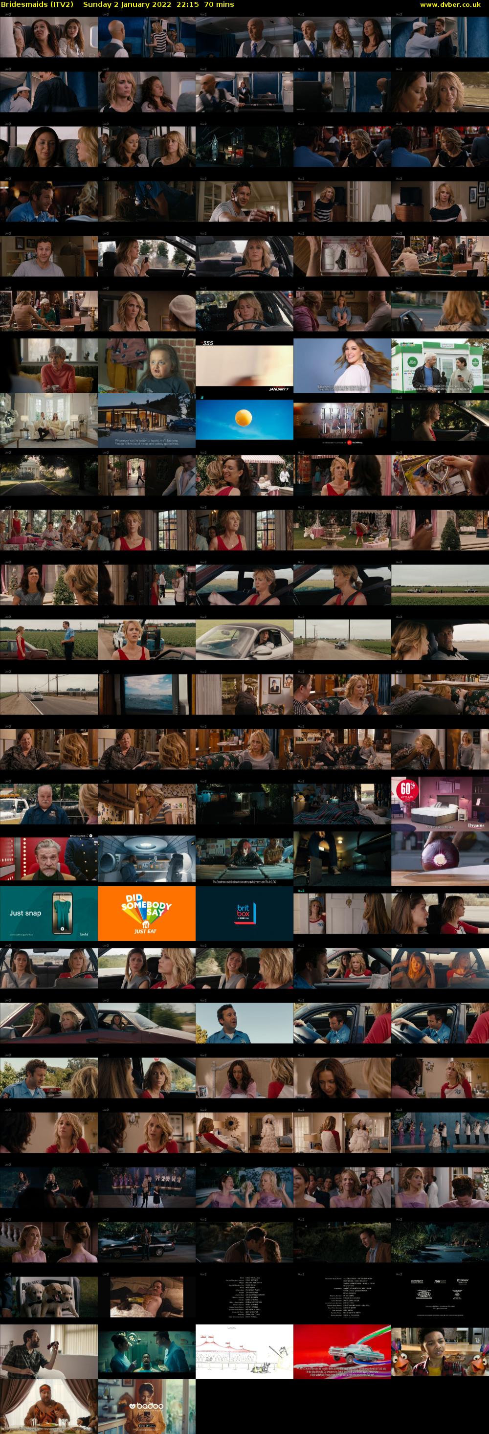 Bridesmaids (ITV2) Sunday 2 January 2022 22:15 - 23:25