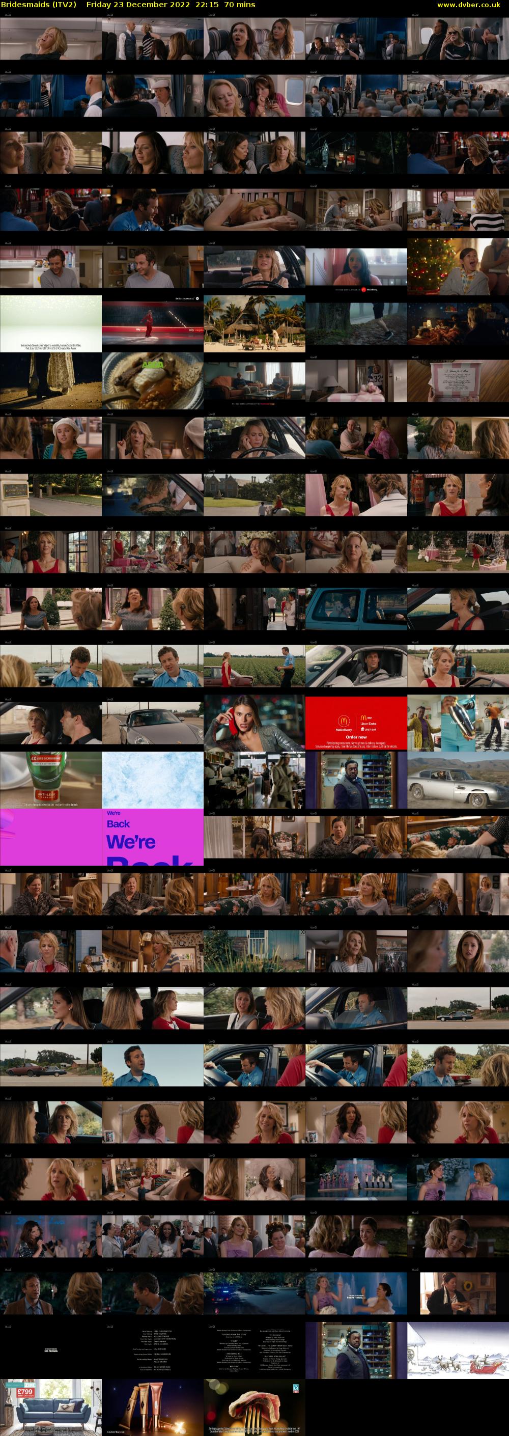 Bridesmaids (ITV2) Friday 23 December 2022 22:15 - 23:25