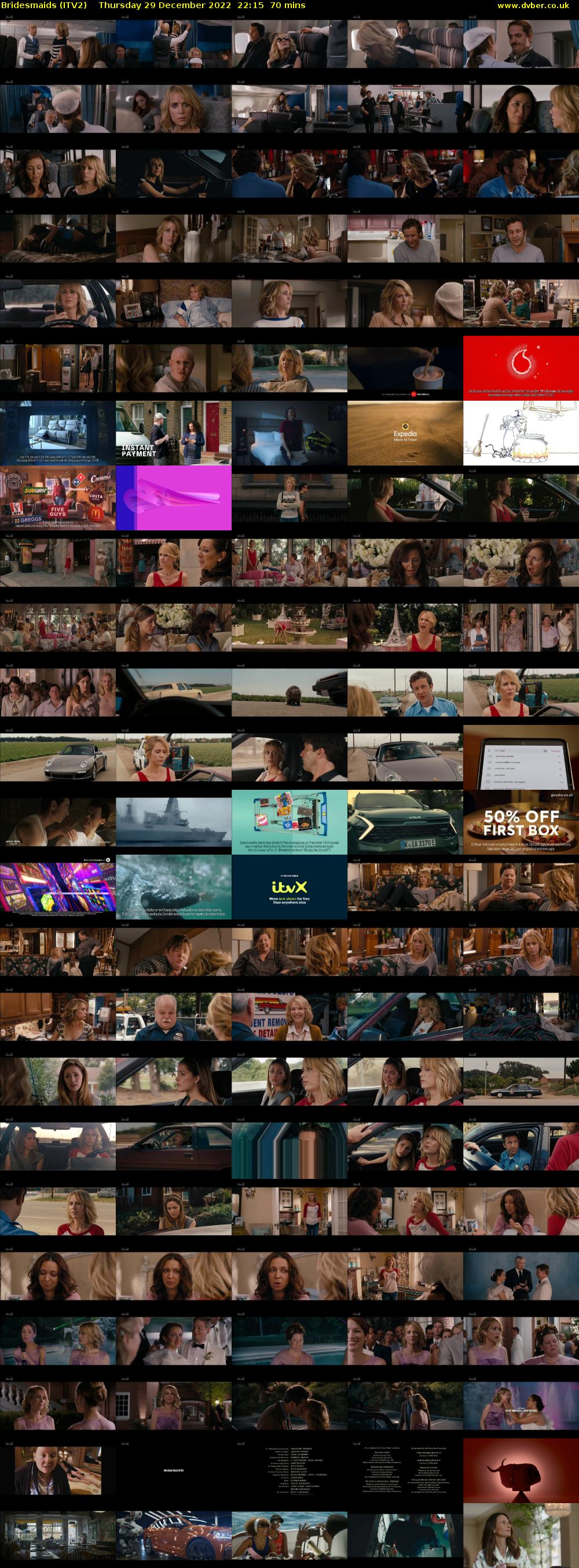 Bridesmaids (ITV2) Thursday 29 December 2022 22:15 - 23:25