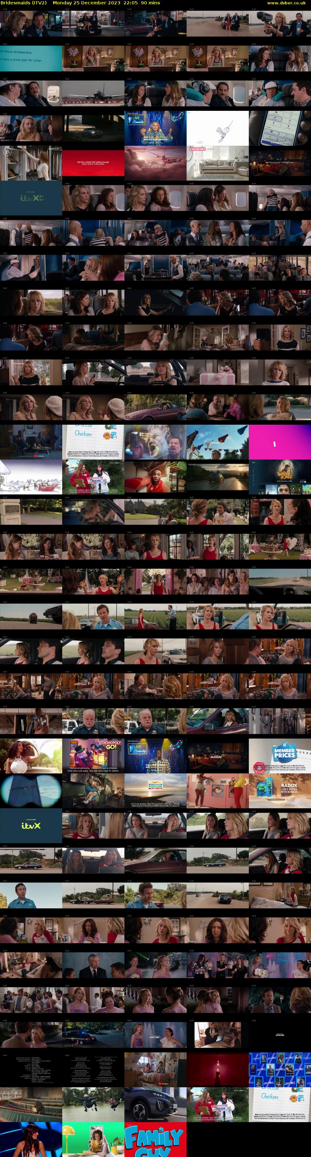 Bridesmaids (ITV2) Monday 25 December 2023 22:05 - 23:35