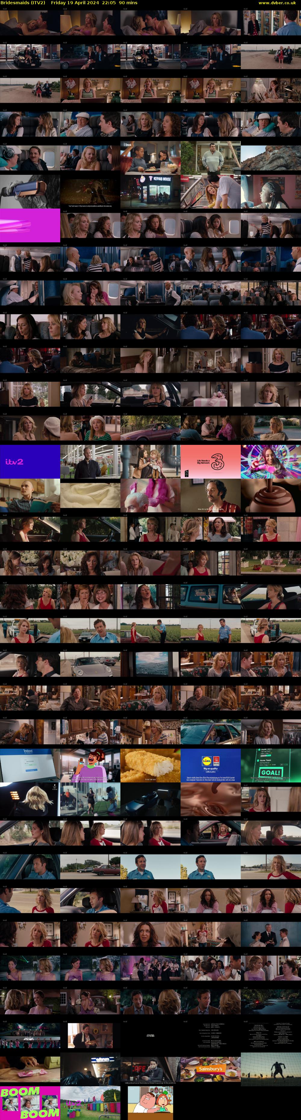 Bridesmaids (ITV2) Friday 19 April 2024 22:05 - 23:35