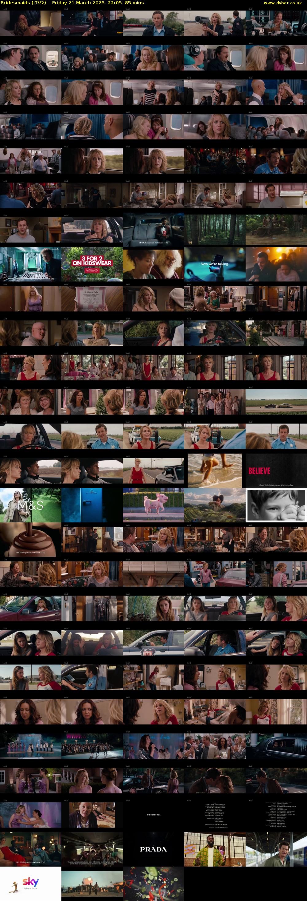 Bridesmaids (ITV2) Friday 21 March 2025 22:05 - 23:30