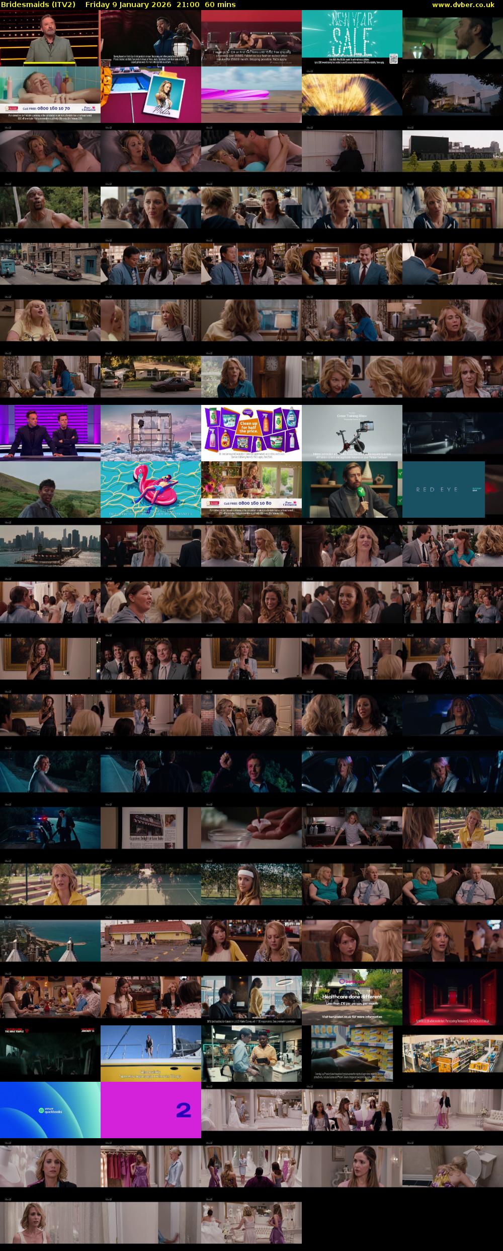 Bridesmaids (ITV2) Friday 9 January 2026 21:00 - 22:00