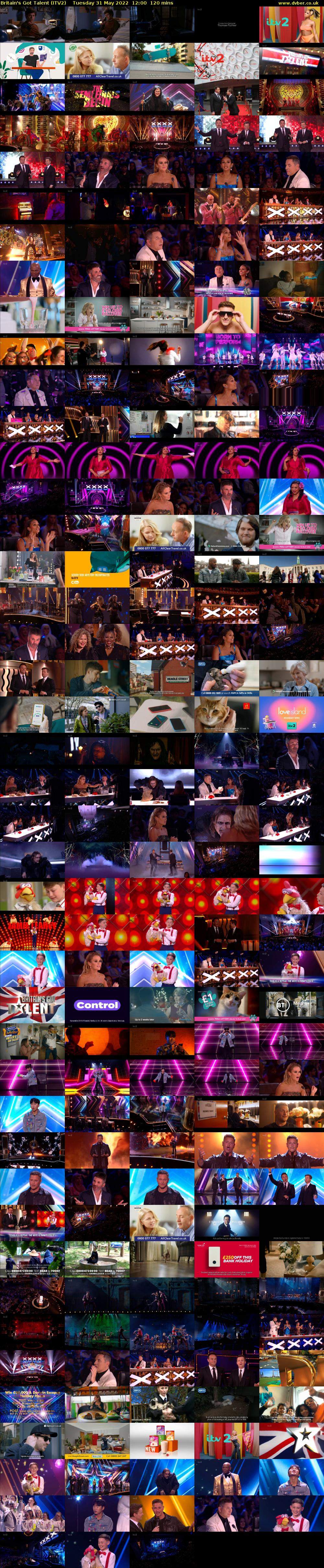 Britain's Got Talent (ITV2) Tuesday 31 May 2022 12:00 - 14:00