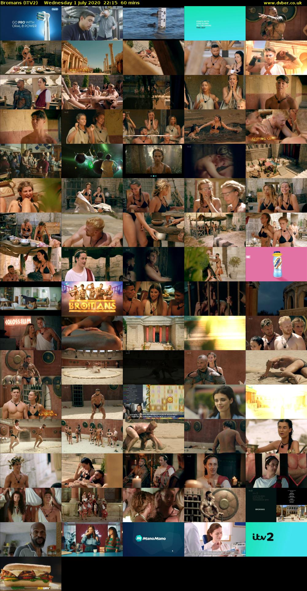 Bromans (ITV2) Wednesday 1 July 2020 22:15 - 23:15
