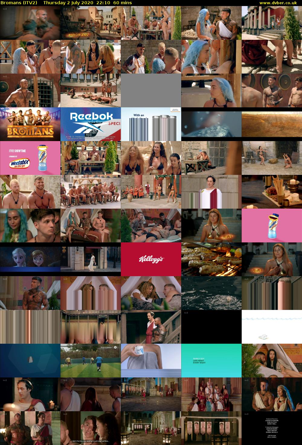 Bromans (ITV2) Thursday 2 July 2020 22:10 - 23:10