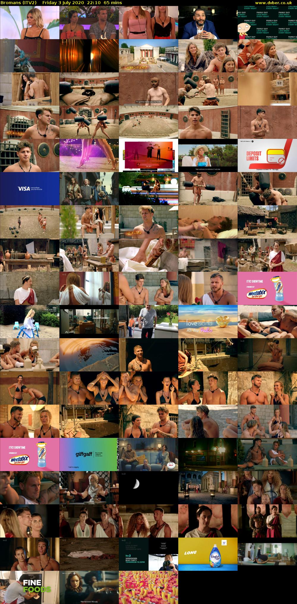 Bromans (ITV2) Friday 3 July 2020 22:10 - 23:15