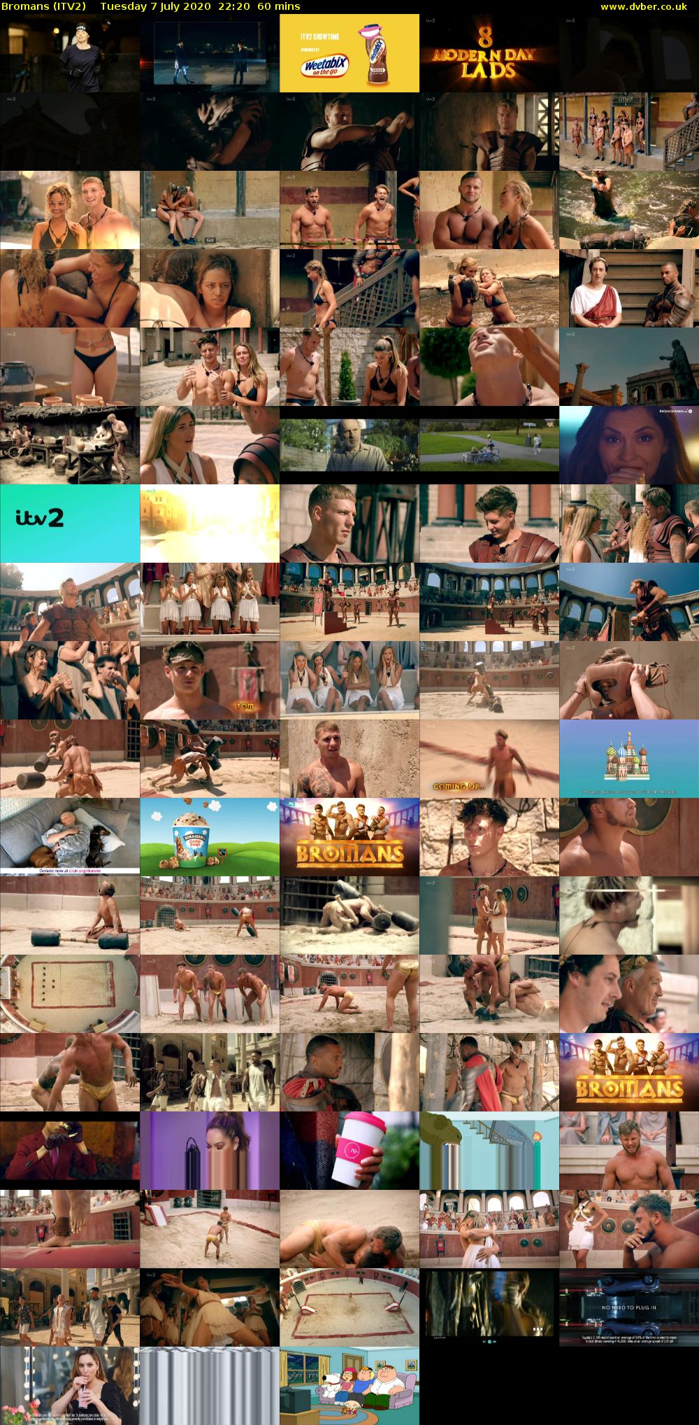 Bromans (ITV2) Tuesday 7 July 2020 22:20 - 23:20