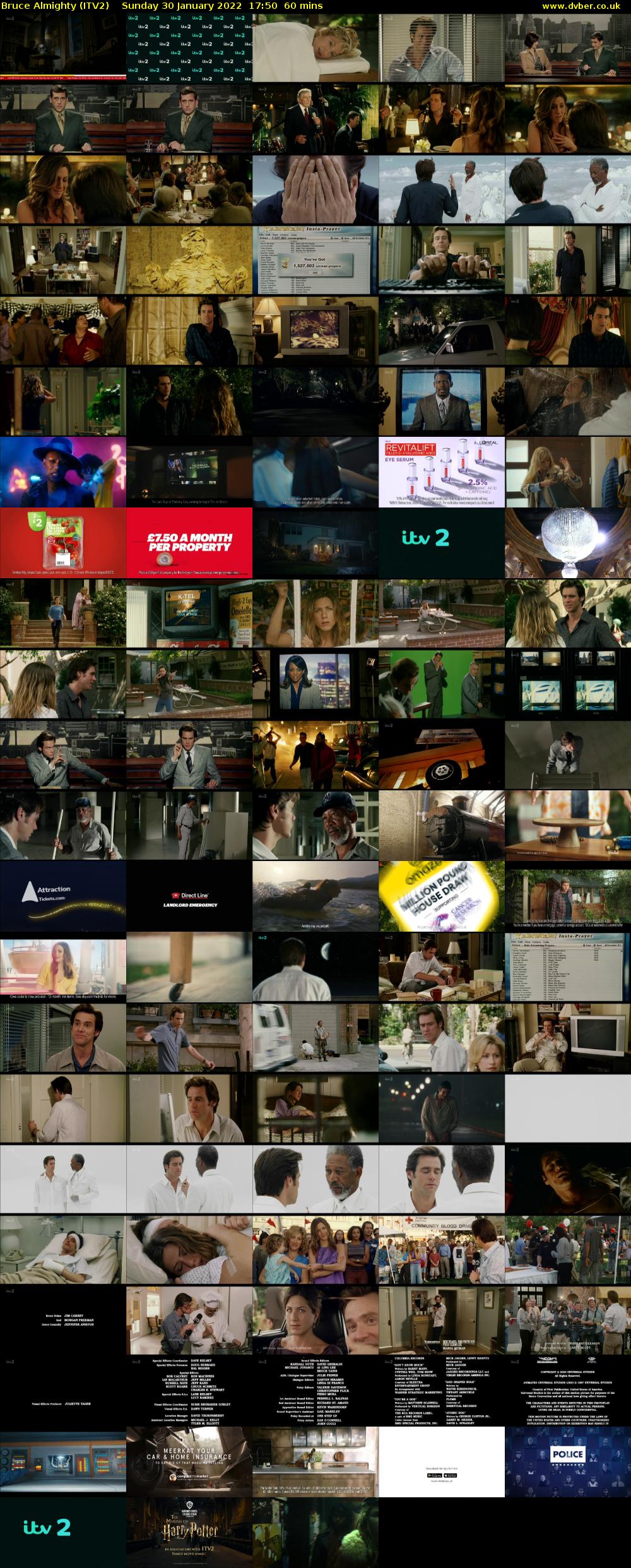 Bruce Almighty (ITV2) Sunday 30 January 2022 17:50 - 18:50