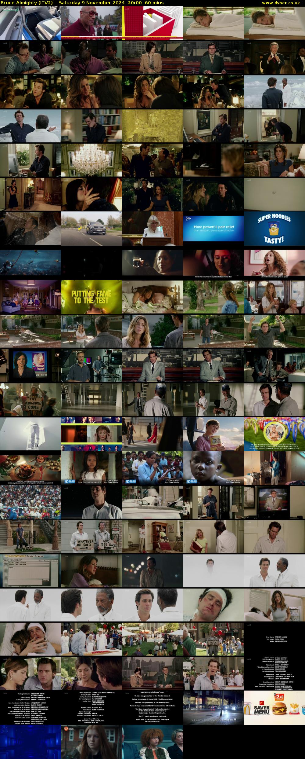 Bruce Almighty (ITV2) Saturday 9 November 2024 20:00 - 21:00