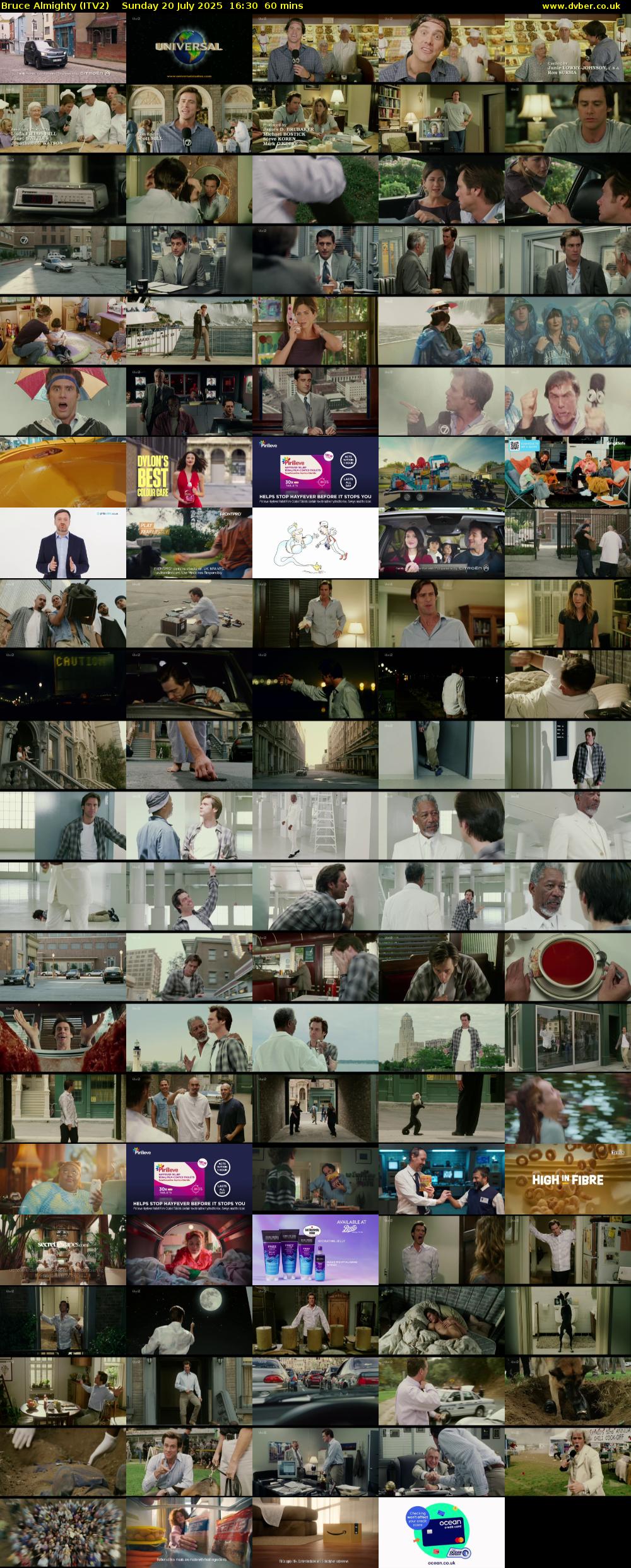 Bruce Almighty (ITV2) Sunday 20 July 2025 16:30 - 17:30