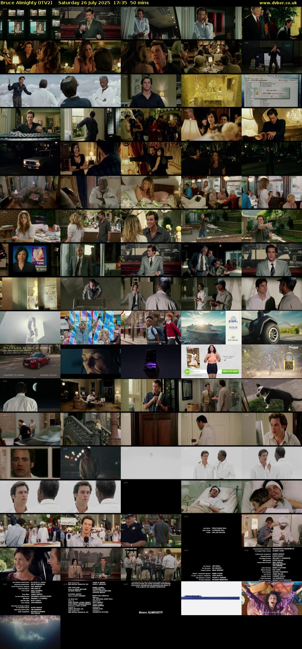 Bruce Almighty (ITV2) Saturday 26 July 2025 17:35 - 18:25