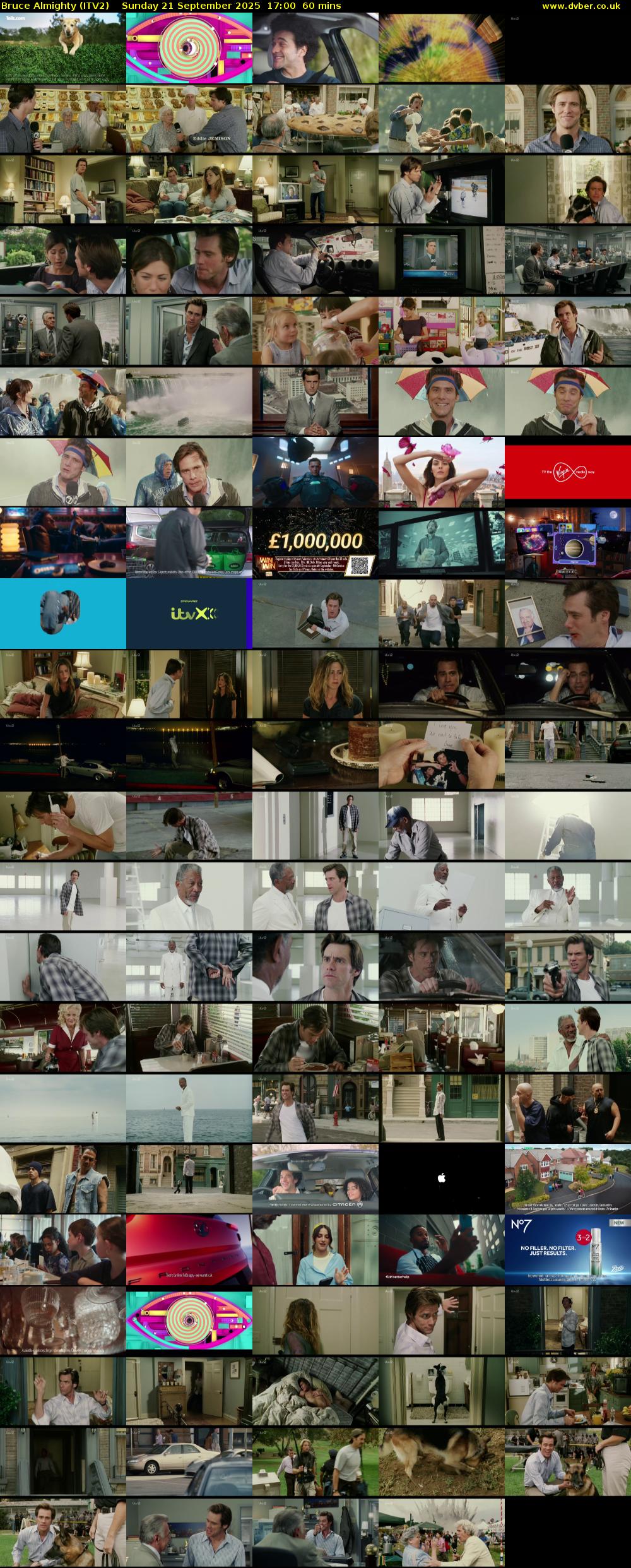 Bruce Almighty (ITV2) Sunday 21 September 2025 17:00 - 18:00