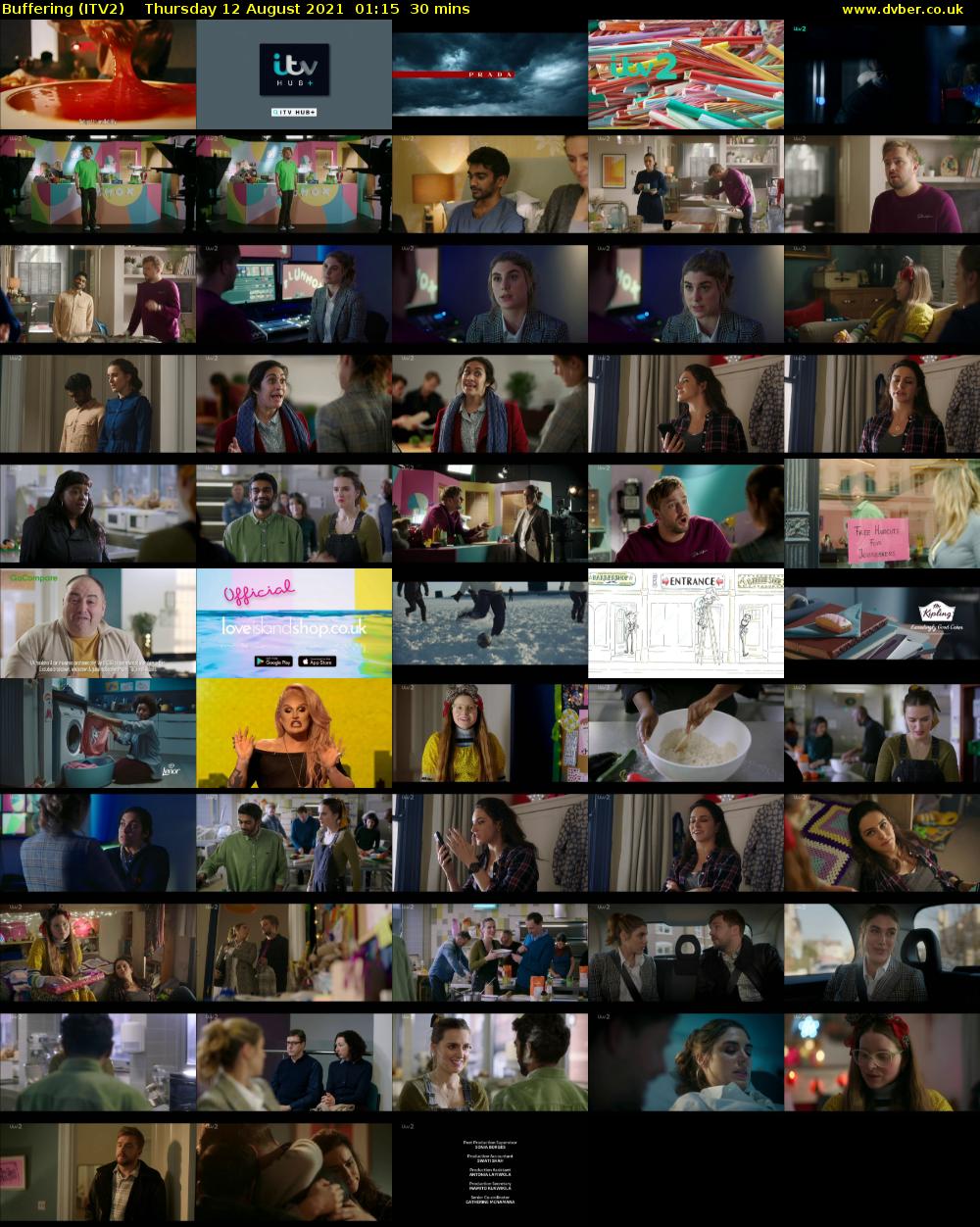 Buffering (ITV2) Thursday 12 August 2021 01:15 - 01:45
