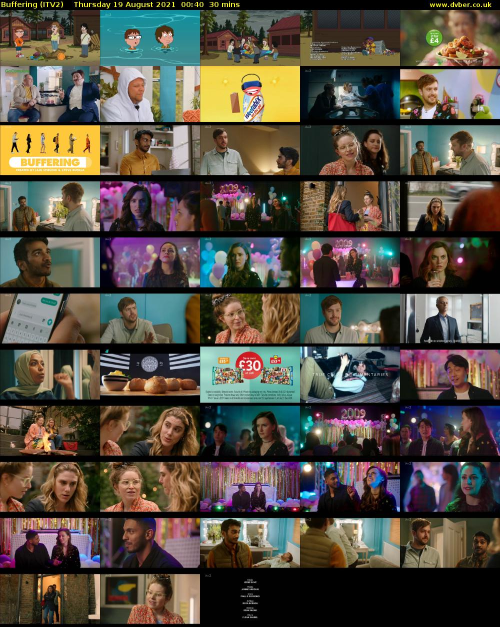 Buffering (ITV2) Thursday 19 August 2021 00:40 - 01:10