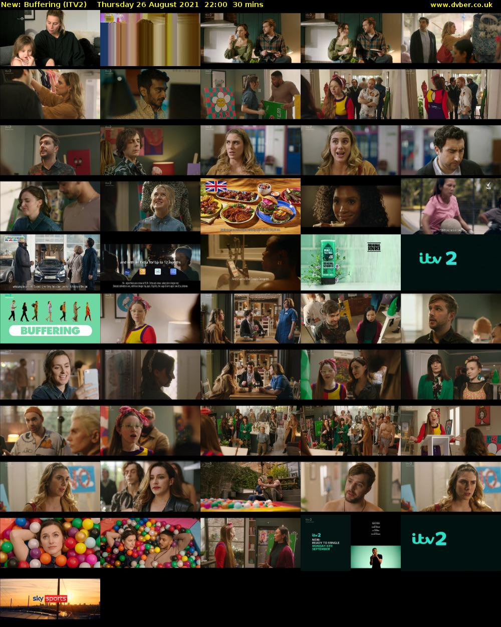 Buffering (ITV2) Thursday 26 August 2021 22:00 - 22:30