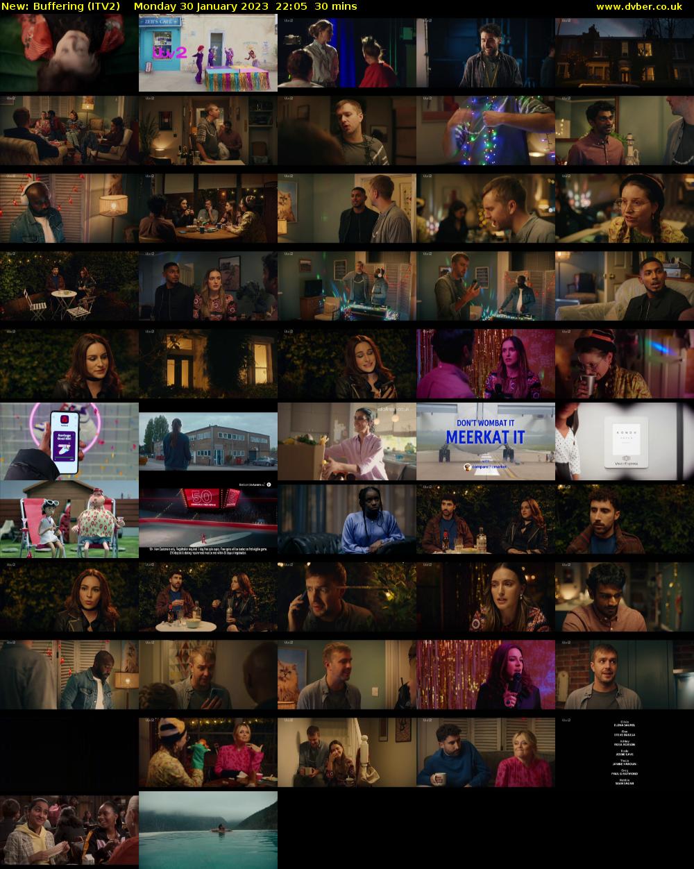 Buffering (ITV2) Monday 30 January 2023 22:05 - 22:35
