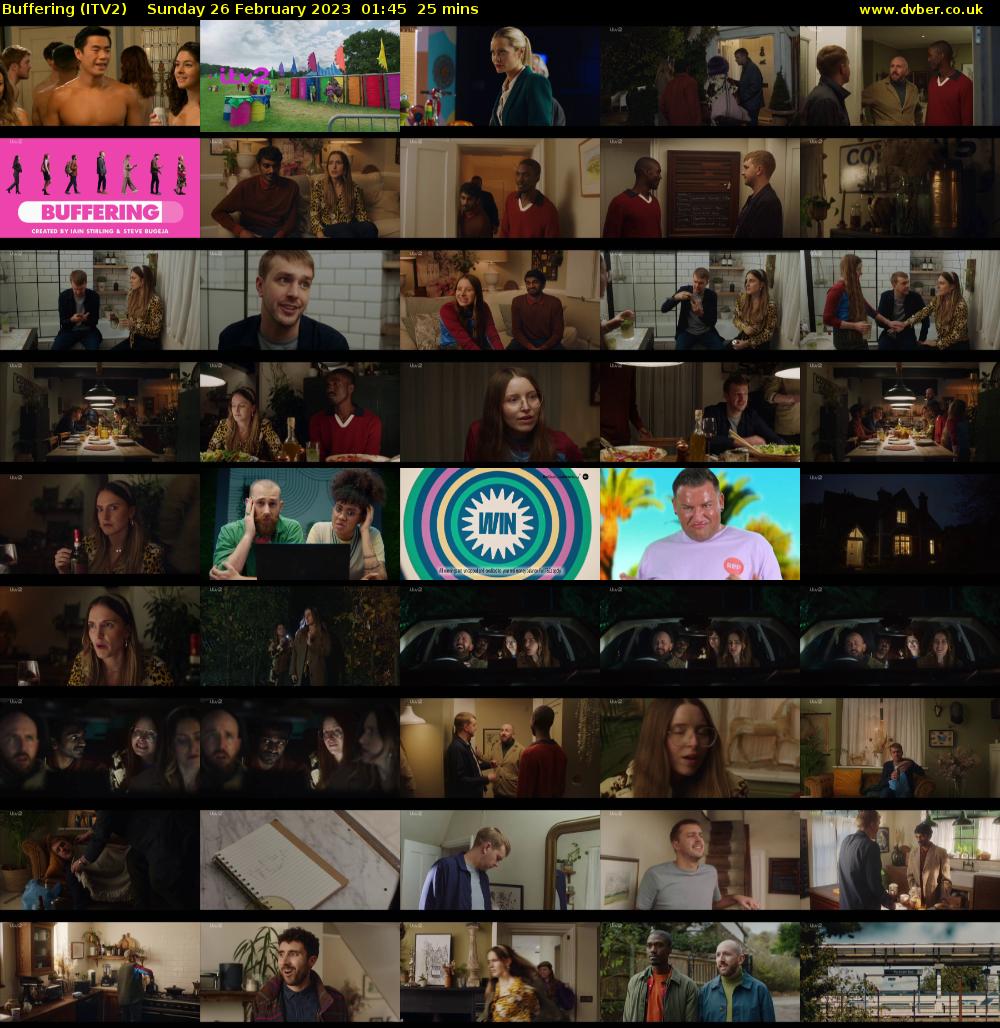 Buffering (ITV2) Sunday 26 February 2023 01:45 - 02:10