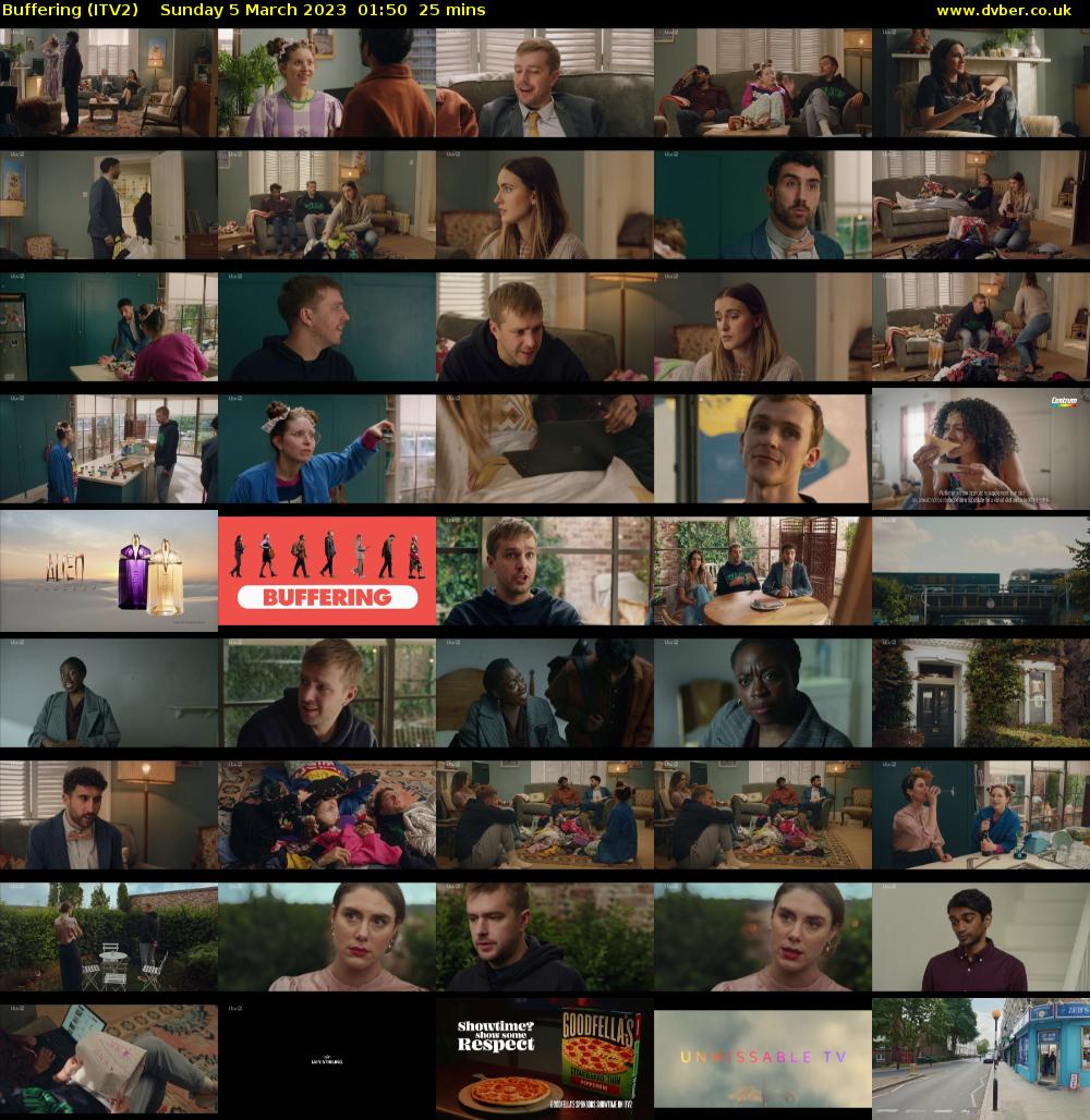 Buffering (ITV2) Sunday 5 March 2023 01:50 - 02:15