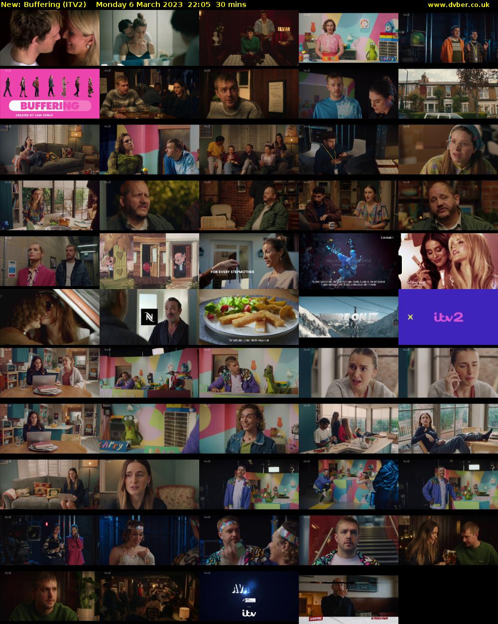 Buffering (ITV2) Monday 6 March 2023 22:05 - 22:35