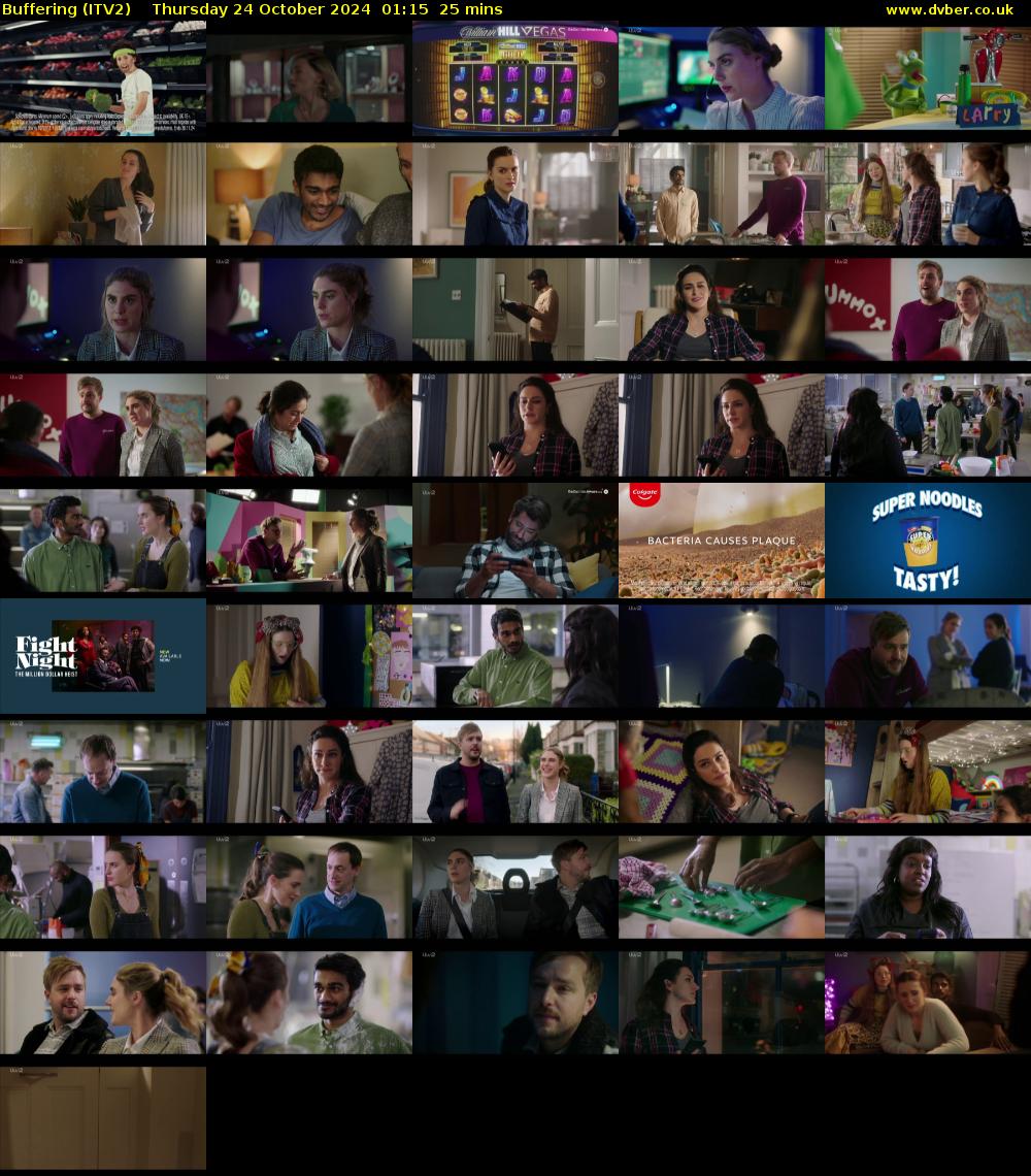 Buffering (ITV2) Thursday 24 October 2024 01:15 - 01:40