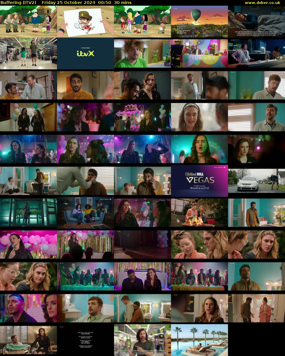 Buffering (ITV2) Friday 25 October 2024 00:50 - 01:20
