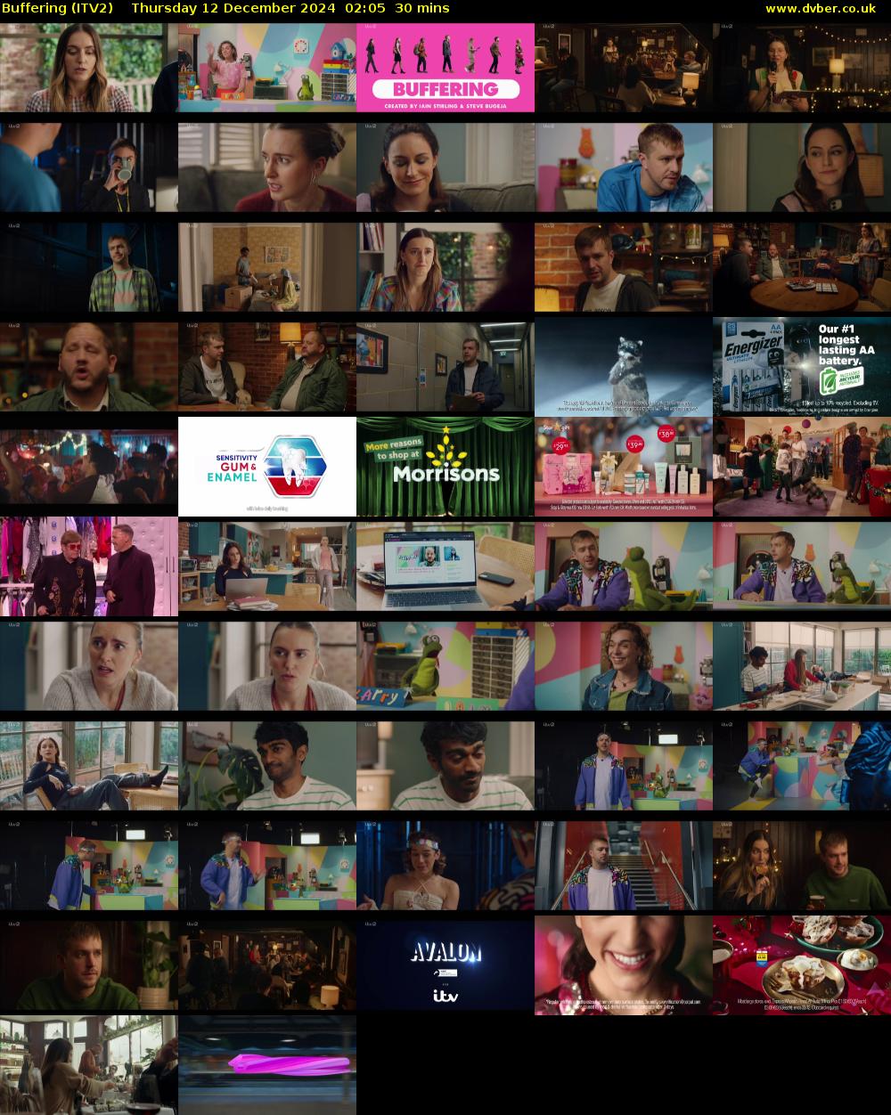 Buffering (ITV2) Thursday 12 December 2024 02:05 - 02:35