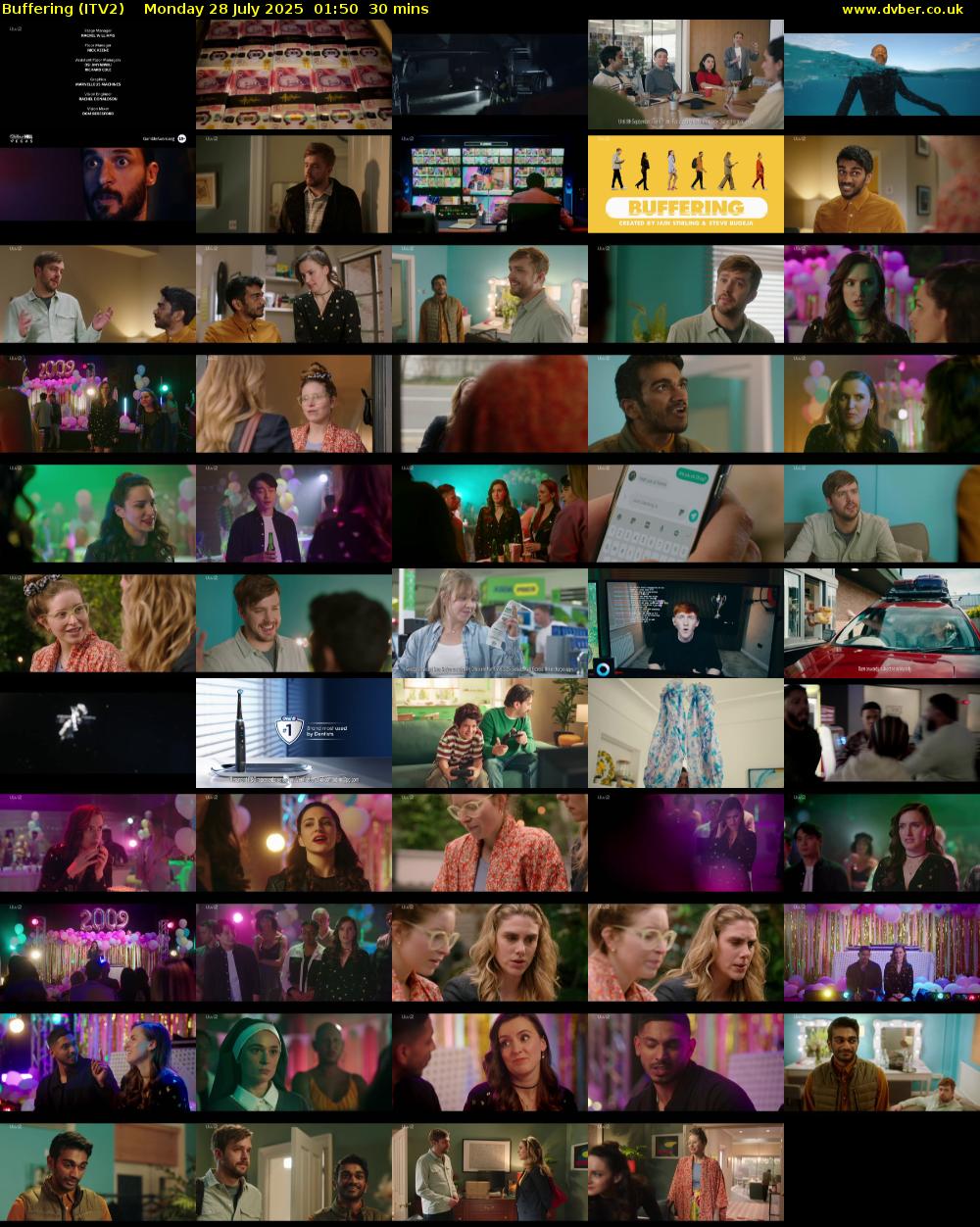Buffering (ITV2) Monday 28 July 2025 01:50 - 02:20