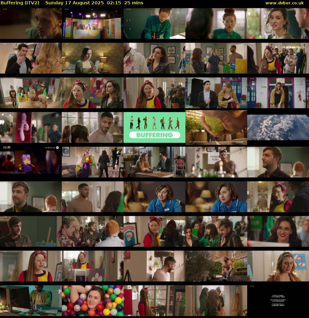 Buffering (ITV2) Sunday 17 August 2025 02:15 - 02:40