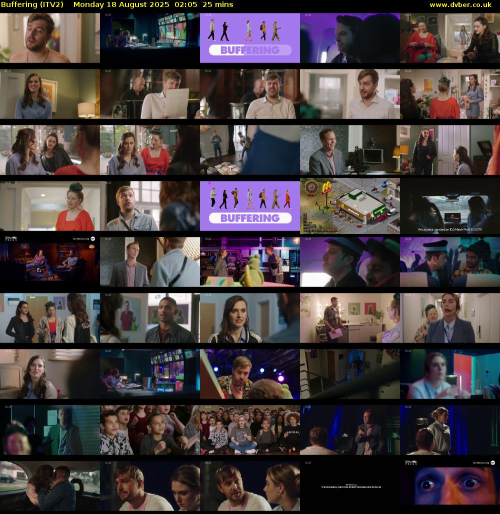 Buffering (ITV2) Monday 18 August 2025 02:05 - 02:30