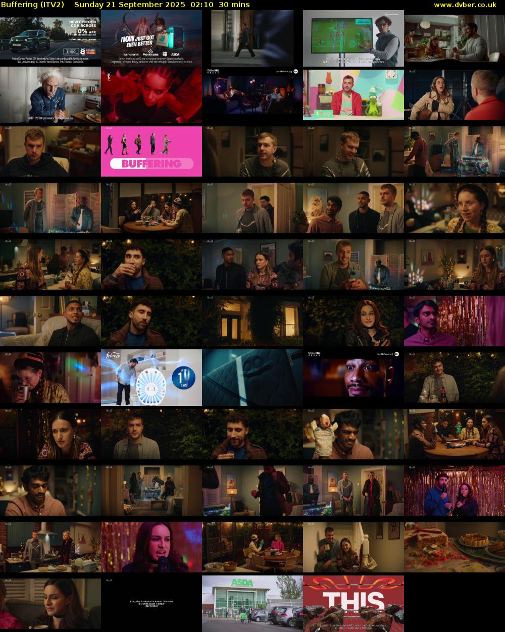 Buffering (ITV2) Sunday 21 September 2025 02:10 - 02:40