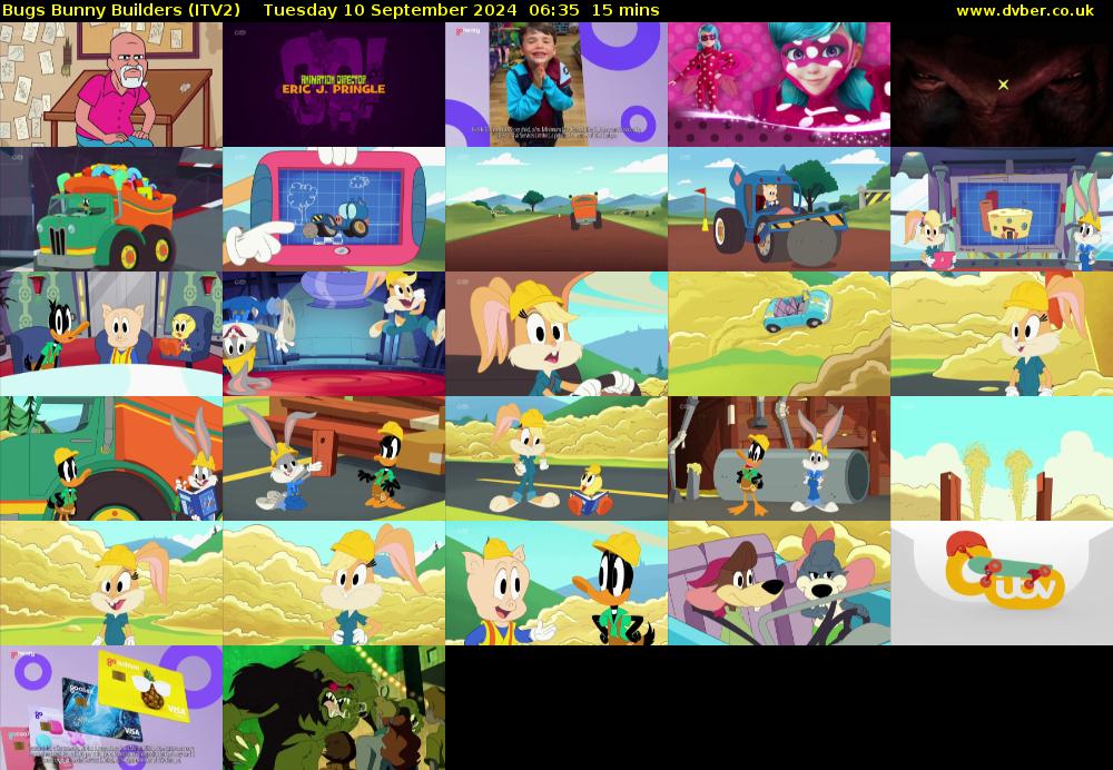 Bugs Bunny Builders (ITV2) Tuesday 10 September 2024 06:35 - 06:50