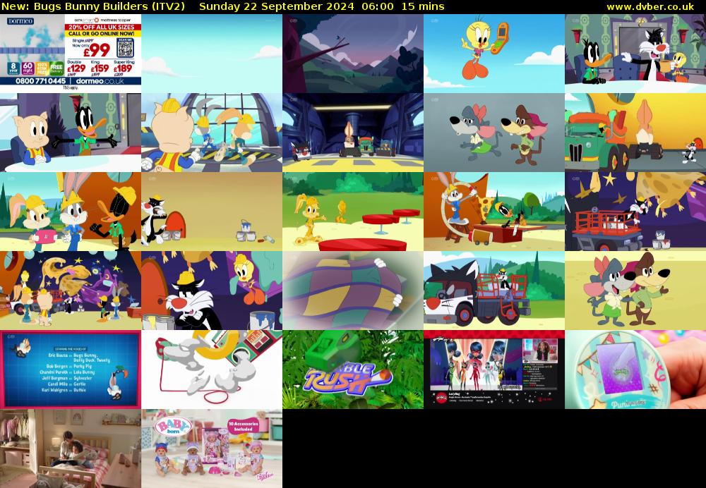 Bugs Bunny Builders (ITV2) Sunday 22 September 2024 06:00 - 06:15