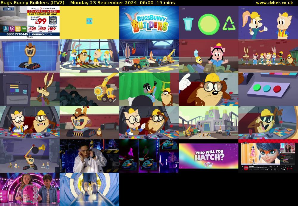 Bugs Bunny Builders (ITV2) Monday 23 September 2024 06:00 - 06:15