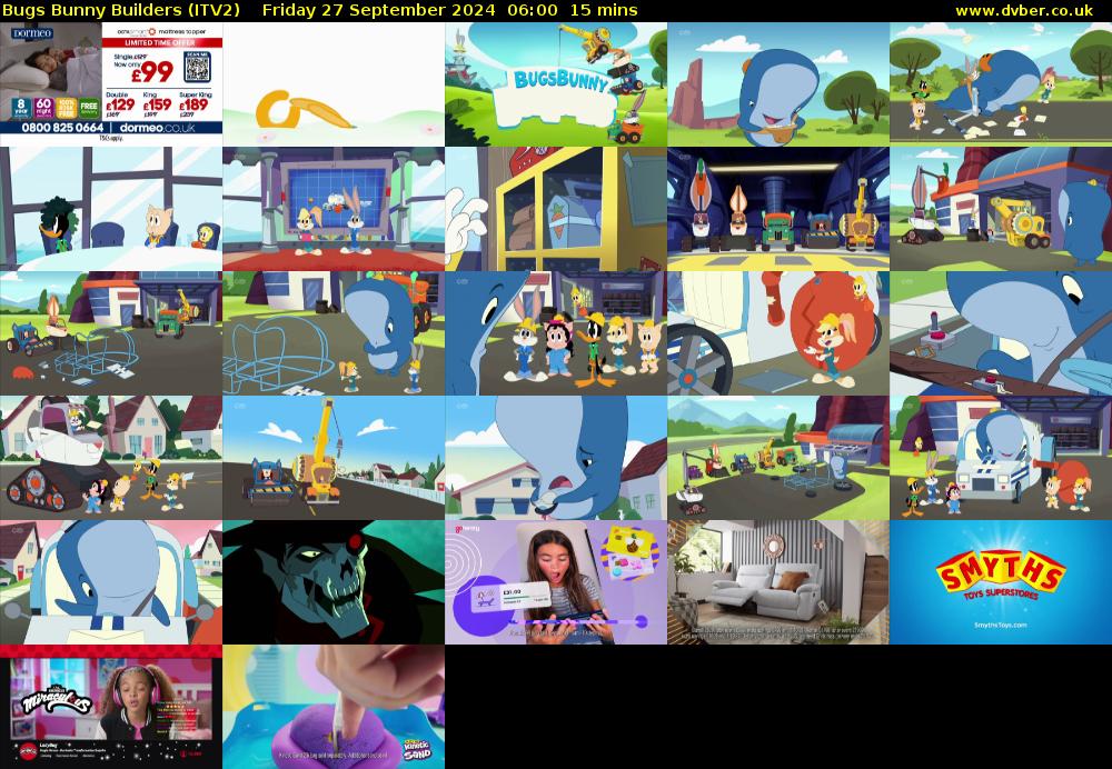 Bugs Bunny Builders (ITV2) Friday 27 September 2024 06:00 - 06:15
