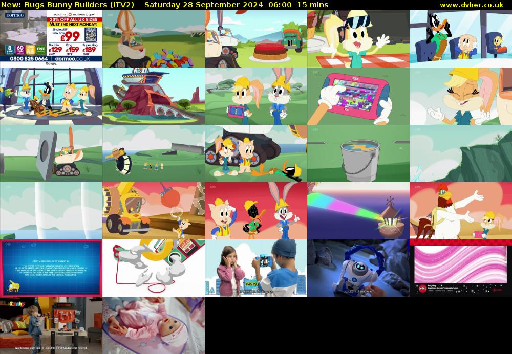 Bugs Bunny Builders (ITV2) Saturday 28 September 2024 06:00 - 06:15