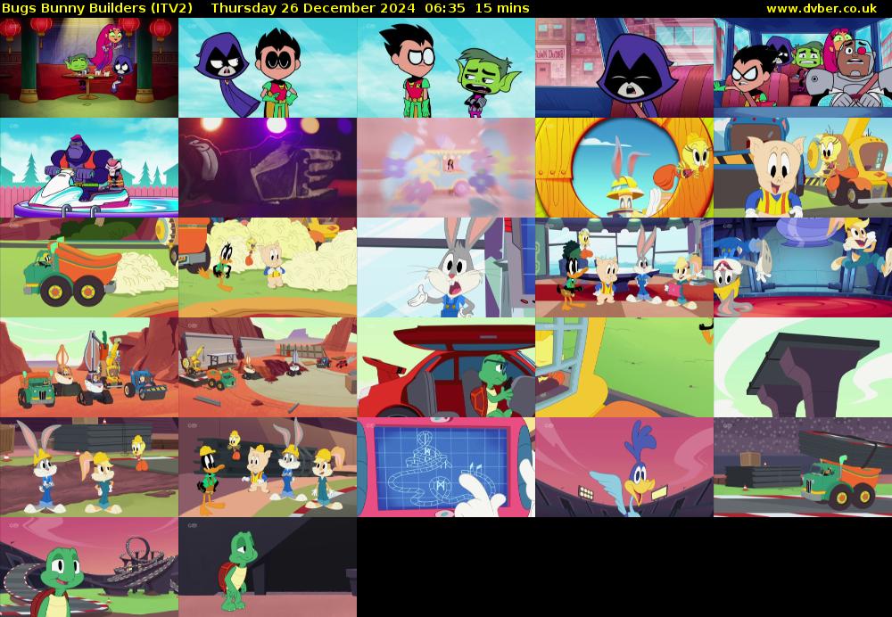 Bugs Bunny Builders (ITV2) Thursday 26 December 2024 06:35 - 06:50