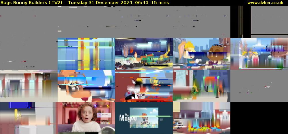 Bugs Bunny Builders (ITV2) Tuesday 31 December 2024 06:40 - 06:55