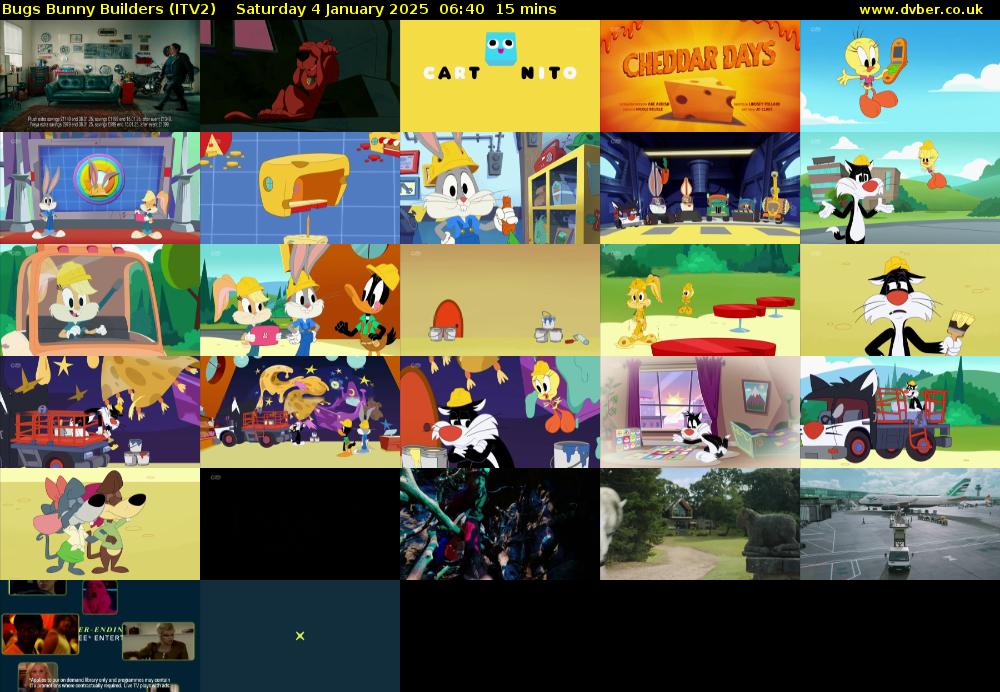 Bugs Bunny Builders (ITV2) Saturday 4 January 2025 06:40 - 06:55