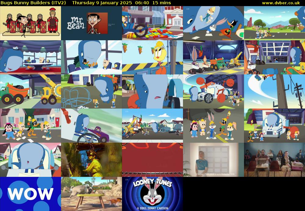 Bugs Bunny Builders (ITV2) Thursday 9 January 2025 06:40 - 06:55