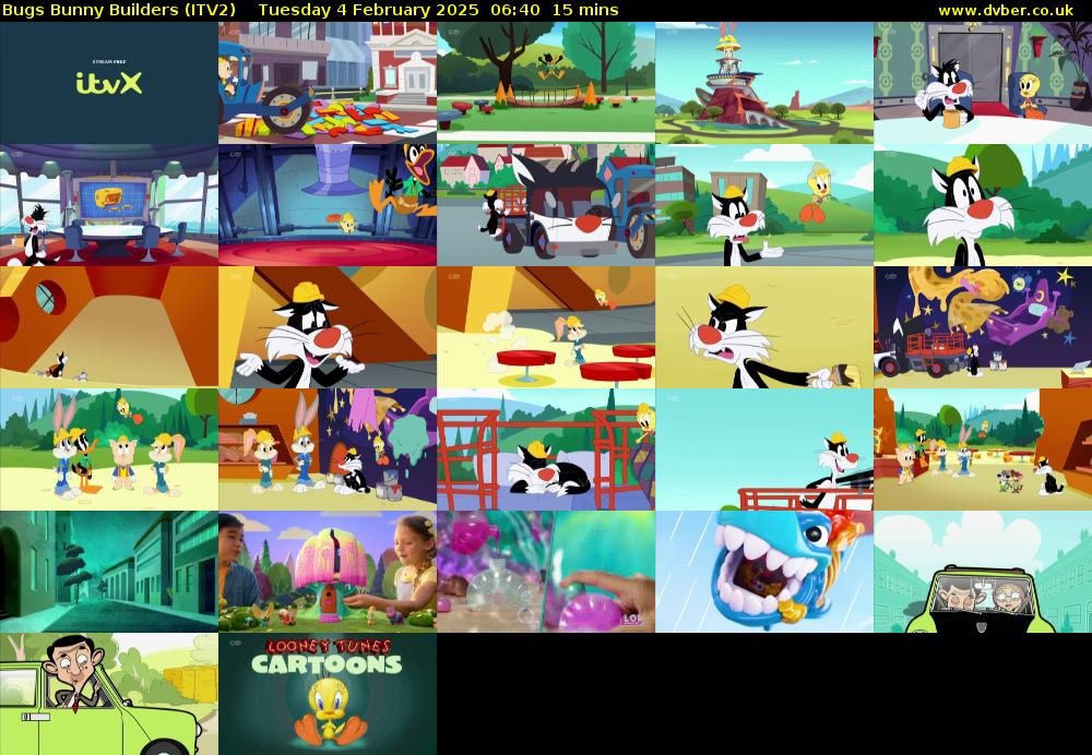 Bugs Bunny Builders (ITV2) Tuesday 4 February 2025 06:40 - 06:55