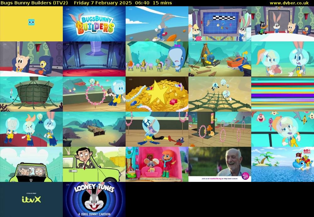 Bugs Bunny Builders (ITV2) Friday 7 February 2025 06:40 - 06:55