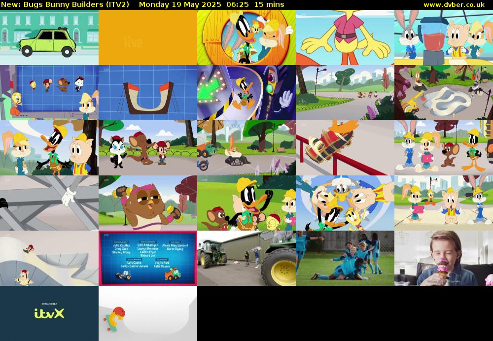 Bugs Bunny Builders (ITV2) Monday 19 May 2025 06:25 - 06:40