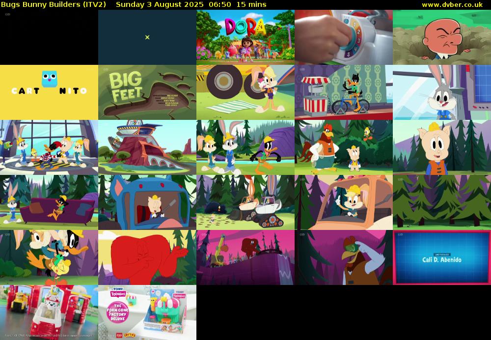Bugs Bunny Builders (ITV2) Sunday 3 August 2025 06:50 - 07:05