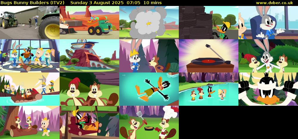Bugs Bunny Builders (ITV2) Sunday 3 August 2025 07:05 - 07:15