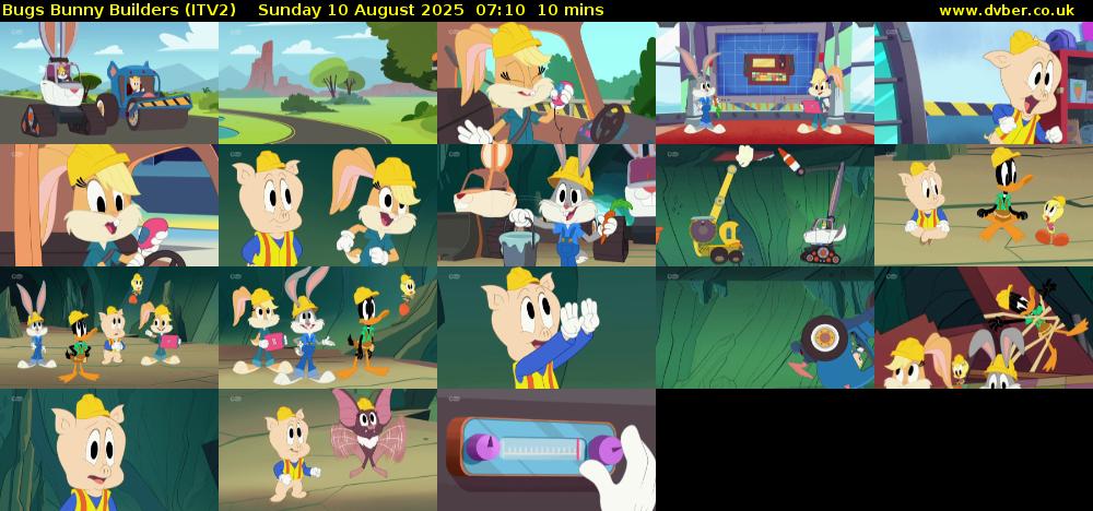 Bugs Bunny Builders (ITV2) Sunday 10 August 2025 07:10 - 07:20