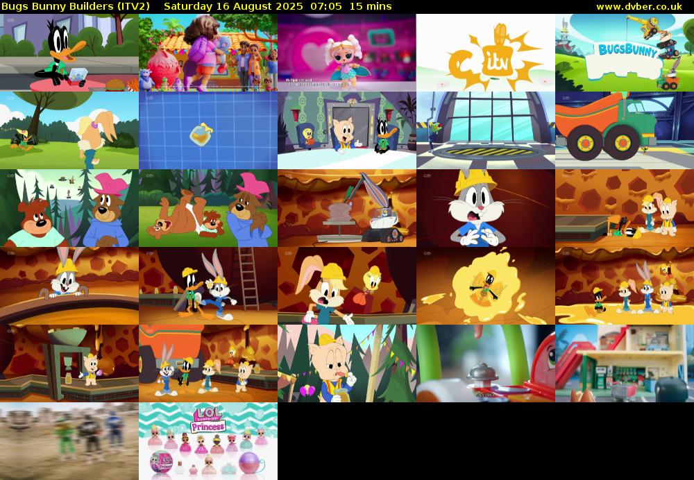 Bugs Bunny Builders (ITV2) Saturday 16 August 2025 07:05 - 07:20
