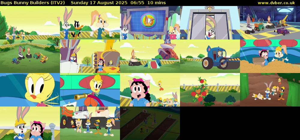 Bugs Bunny Builders (ITV2) Sunday 17 August 2025 06:55 - 07:05