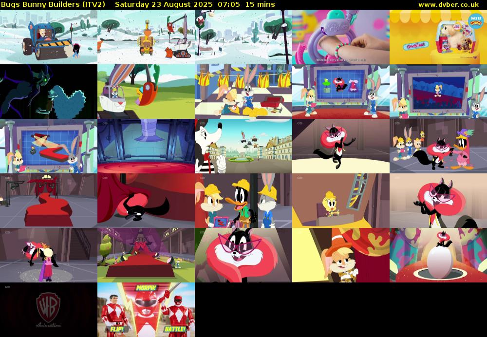 Bugs Bunny Builders (ITV2) Saturday 23 August 2025 07:05 - 07:20